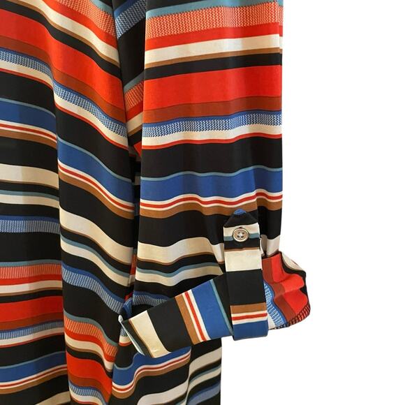 Ava & Grace Plus Size Striped Tunic Top 3X – Western Inspired - Picture 4 of 5